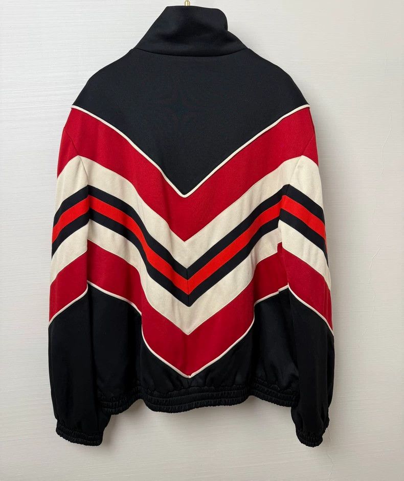 Gucci Gucci Red Black White Embroidered Jacket M - dmc Size US M / EU 48-50 / 2 - 3 Thumbnail