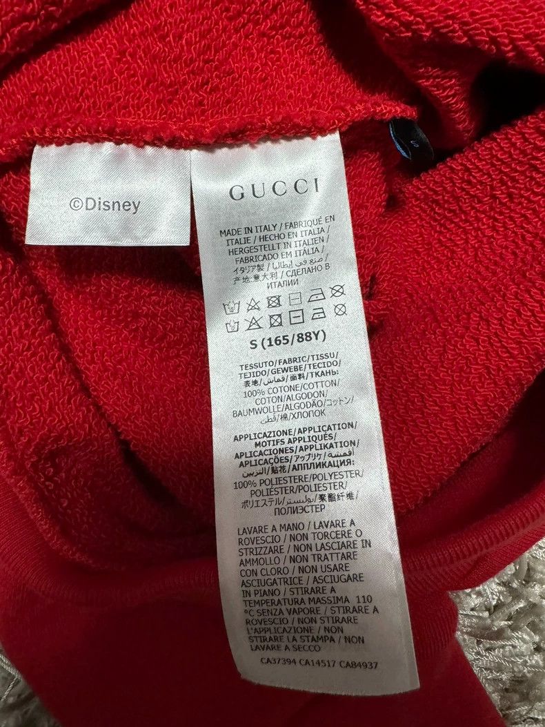 Gucci Gucci Disney Oversized Red Sweatshirt - dmc Size US S / EU 44-46 / 1 - 4 Thumbnail