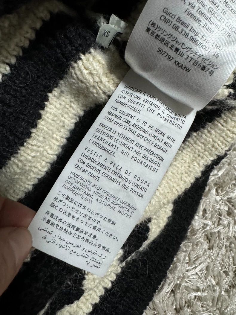 Gucci Gucci Striped Knit Sweater Jacket - dmc Size US XS / EU 42 / 0 - 6 Thumbnail