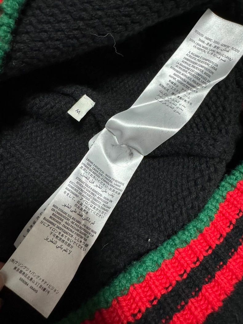 Gucci GUCCI Red Trim V-Neck Sweater - dmc Size US M / EU 48-50 / 2 - 5 Thumbnail