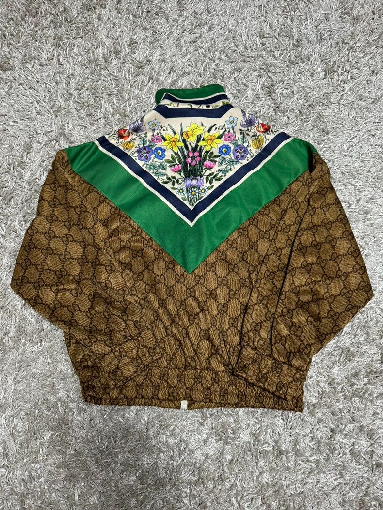 Gucci Gucci Floral Print Zip-Up Jacket Size S - dmc Size US S / EU 44-46 / 1 - 2 Thumbnail