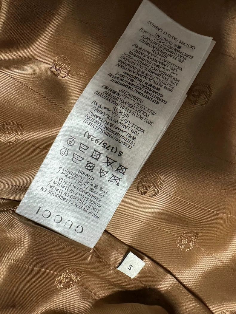 Gucci Gucci Wool Checkered Embroidered Shirt Jacket - dmc Size US S / EU 44-46 / 1 - 4 Thumbnail