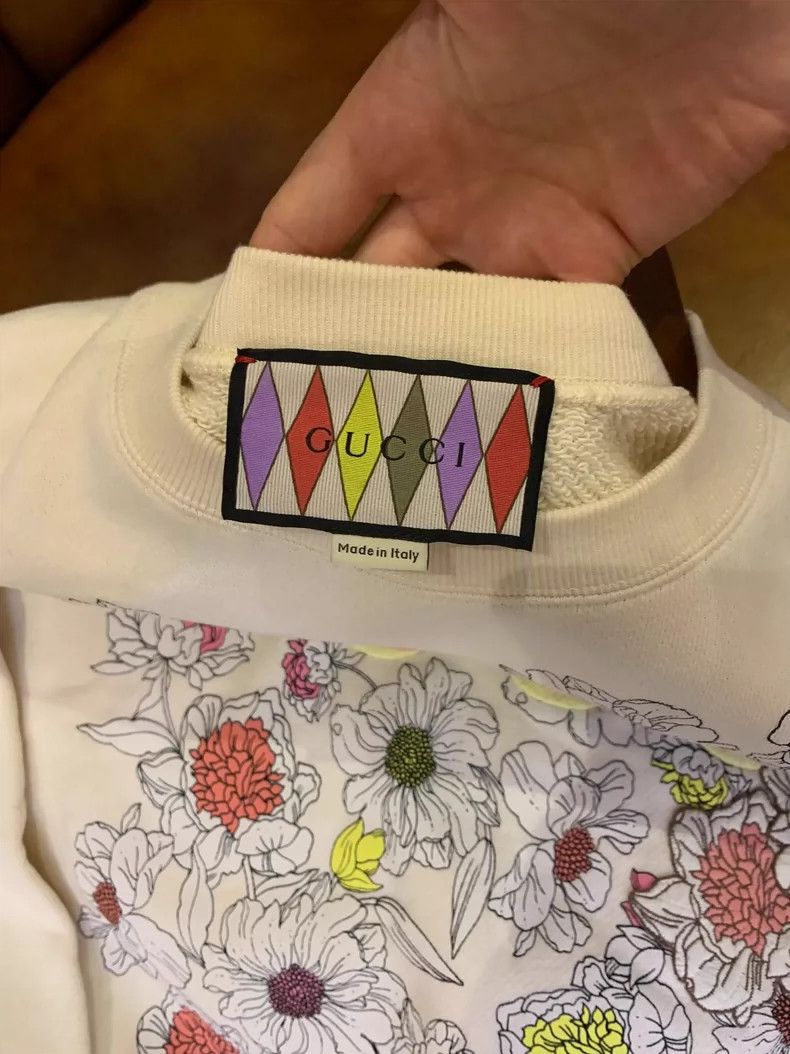 Gucci Gucci Floral Sweatshirt in Excellent Condition - dmc Size US XS / EU 42 / 0 - 4 Thumbnail