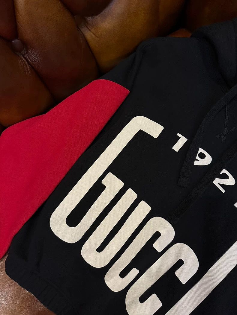 Gucci Gucci Hooded Sweatshirt with Red Sleeves - dmc Size US S / EU 44-46 / 1 - 4 Thumbnail