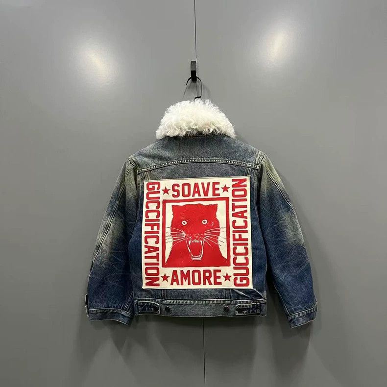 Gucci Gucci Denim Jacket with Fur Collar - dmc Size US M / EU 48-50 / 2 - 2 Thumbnail