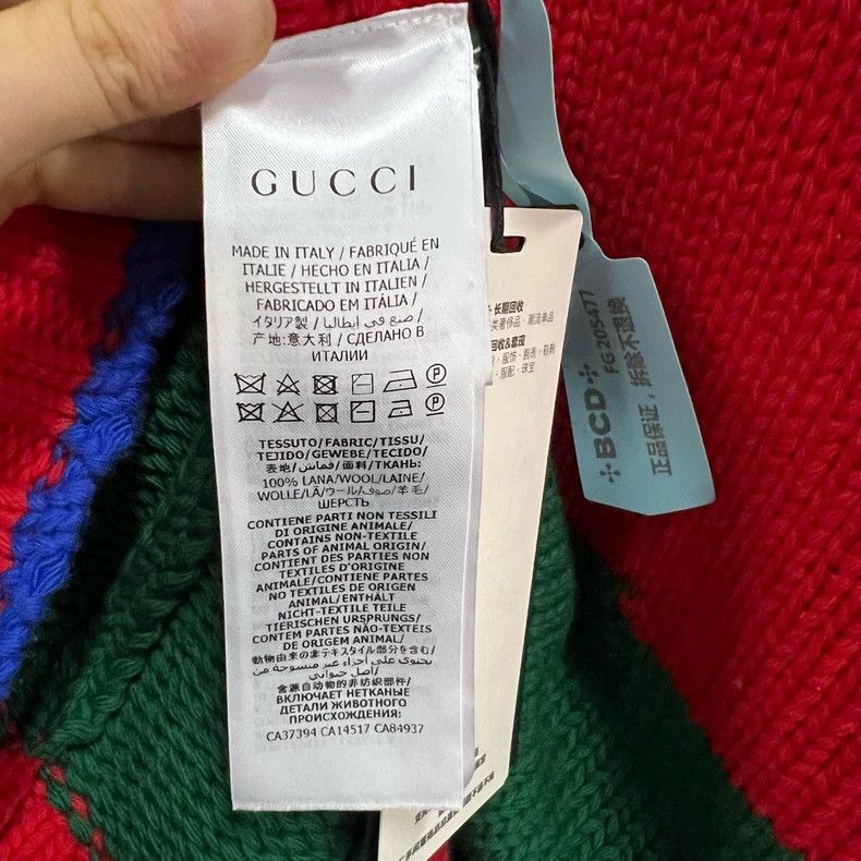 Gucci Gucci Color Block V-Neck Knit Cardigan - dmc Size US L / EU 52-54 / 3 - 4 Thumbnail