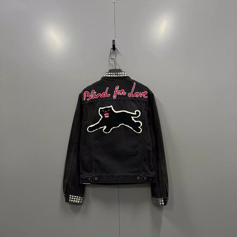 Gucci GUCCI Black Panther Denim Jacket - dmc Size US M / EU 48-50 / 2 - 2 Thumbnail