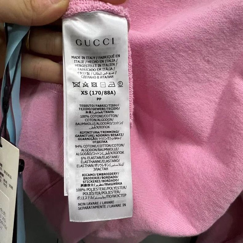Gucci Gucci Pink Sequin Logo Hoodie Size XS - dmc Size US XS / EU 42 / 0 - 5 Thumbnail