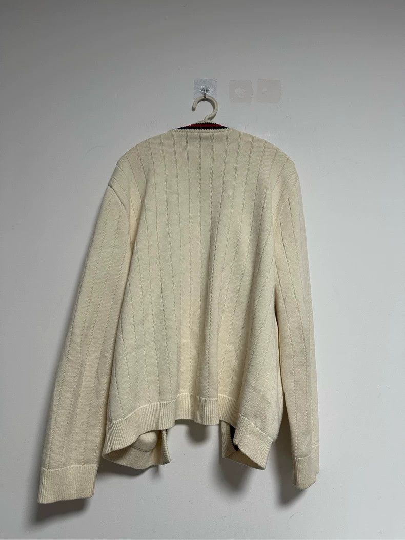 Gucci Gucci Classic Cream Cardigan with V-Neck Design - dmc Size US L / EU 52-54 / 3 - 2 Thumbnail