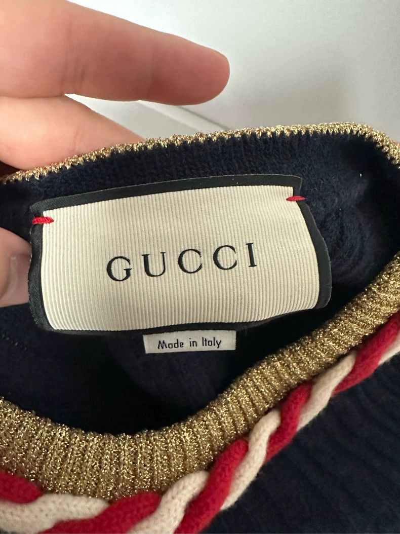 Gucci Gucci Classic Knit Sweater with Stripes - dmc Size US M / EU 48-50 / 2 - 3 Thumbnail