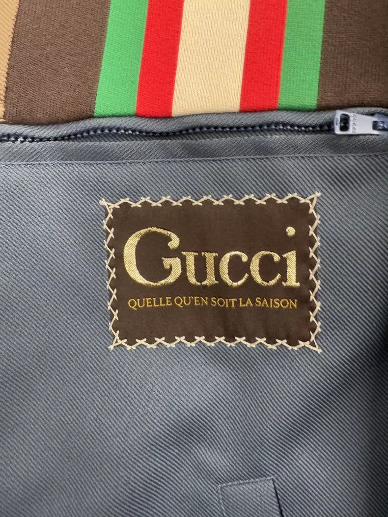 Gucci Gucci Logo Stripe Jacket with Minor Flaws - dmc Size US M / EU 48-50 / 2 - 5 Thumbnail