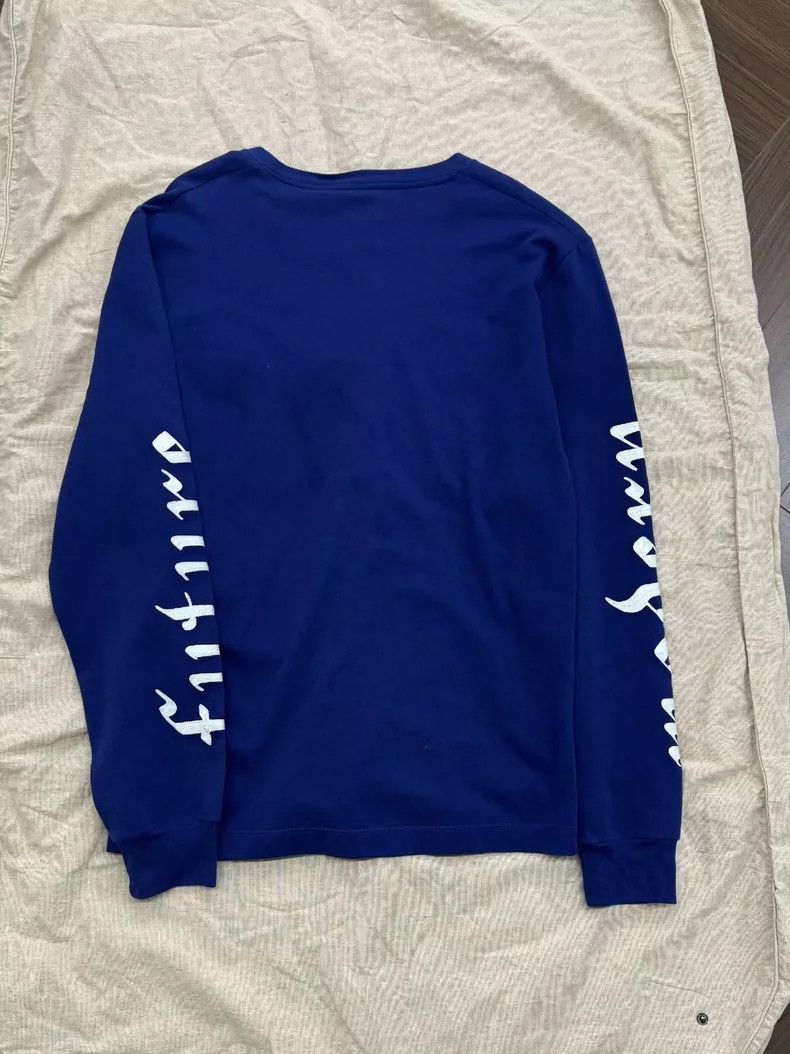 Gucci Gucci Embroidered Long Sleeve Sweatshirt in Blue - dmc Size US S / EU 44-46 / 1 - 2 Thumbnail