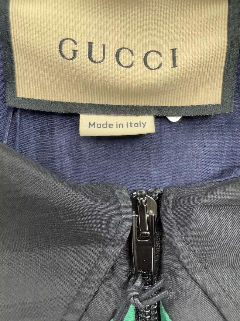 Gucci Gucci Red Green Striped Jacket with Logo - dmc Size US XXS / EU 40 - 3 Thumbnail