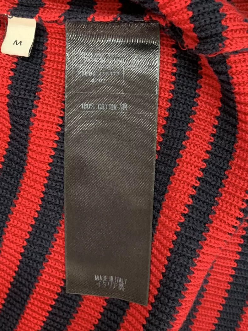 Gucci Gucci Red and Black Striped Knit Sweater - dmc Size US M / EU 48-50 / 2 - 5 Thumbnail