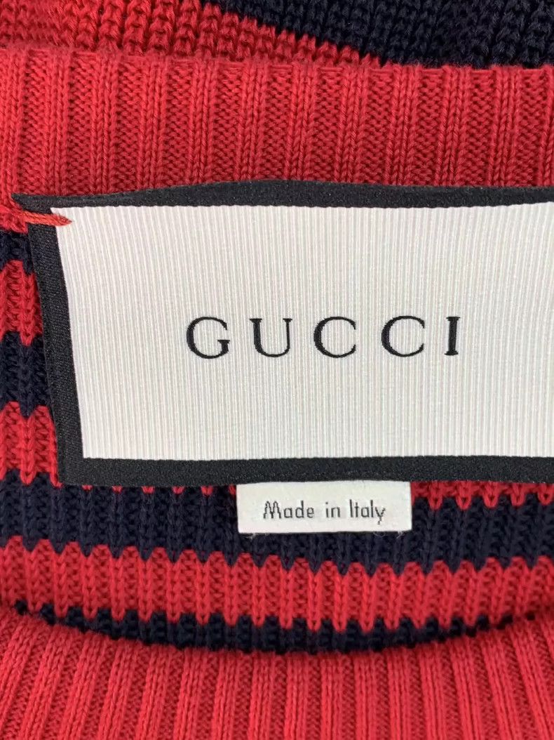 Gucci Gucci Red and Black Striped Knit Sweater - dmc Size US M / EU 48-50 / 2 - 4 Thumbnail