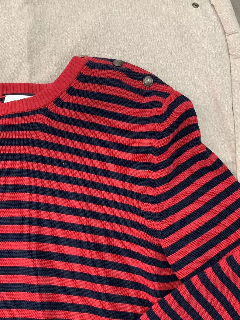 Gucci Gucci Red and Black Striped Knit Sweater - dmc Size US M / EU 48-50 / 2 - 2 Thumbnail