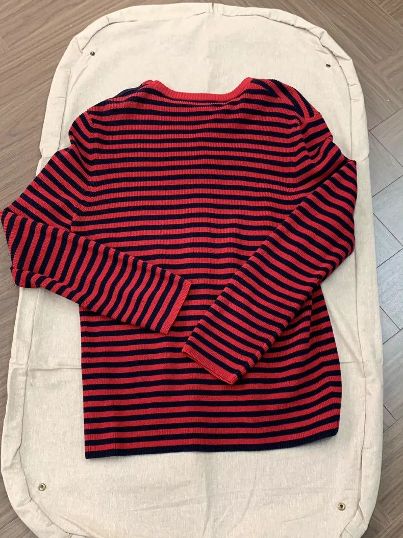 Gucci Gucci Red and Black Striped Knit Sweater - dmc Size US M / EU 48-50 / 2 - 3 Thumbnail