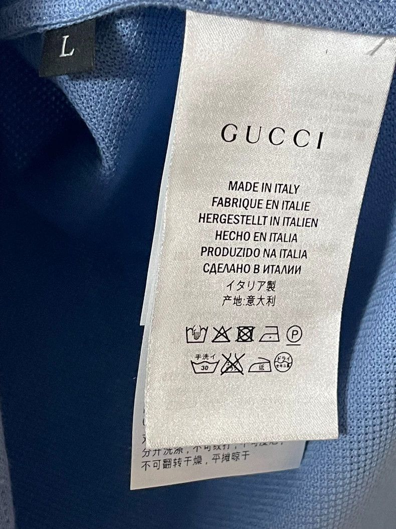 Gucci GUCCI Men's Short Sleeve Polo Shirt - dmc Size US L / EU 52-54 / 3 - 4 Thumbnail