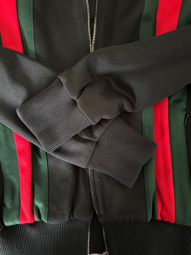 Gucci Gucci Red Green Striped Jacket Size L - dmc Size US L / EU 52-54 / 3 - 3 Thumbnail