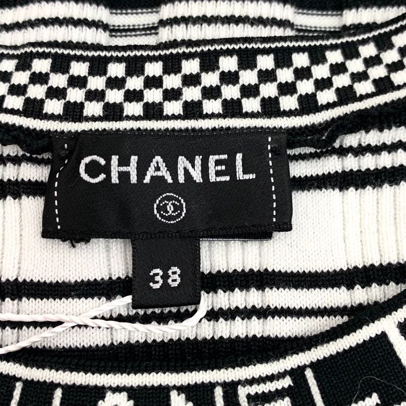 Chanel Chanel Striped Cotton Short Sleeve Knit Top - dmc Size US S / EU 44-46 / 1 - 5 Thumbnail