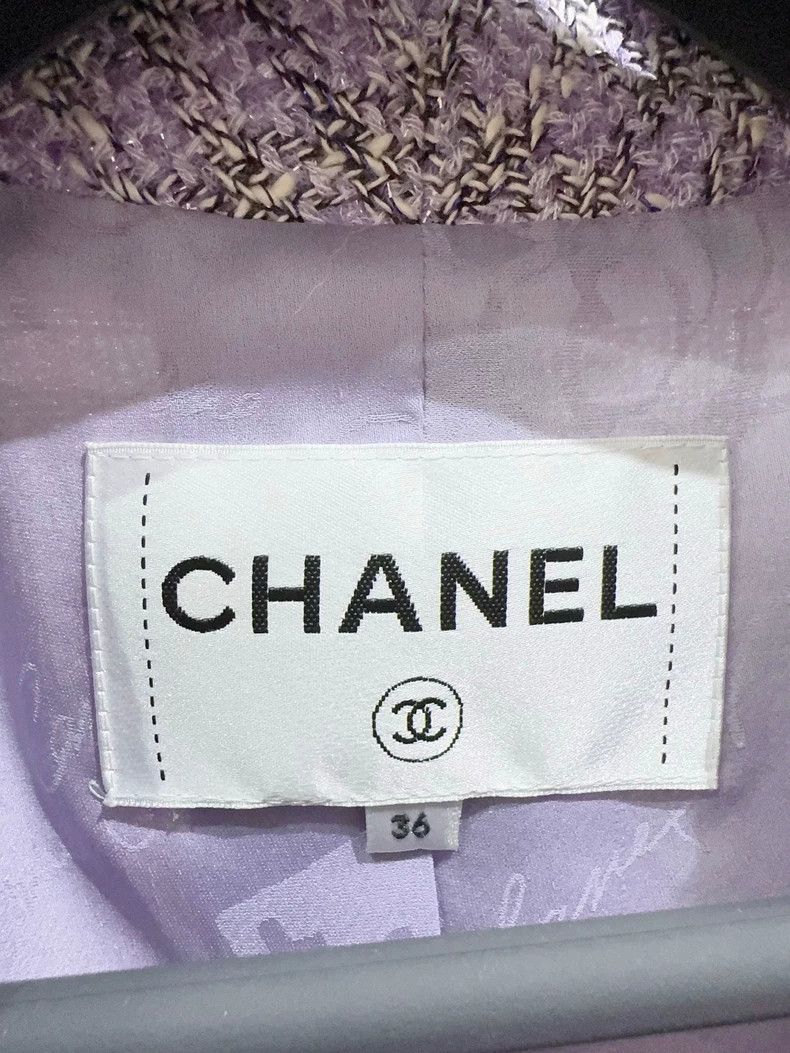Chanel Chanel Lavender Purple Blazer Jacket - dmc Size US S / EU 44-46 / 1 - 2 Thumbnail