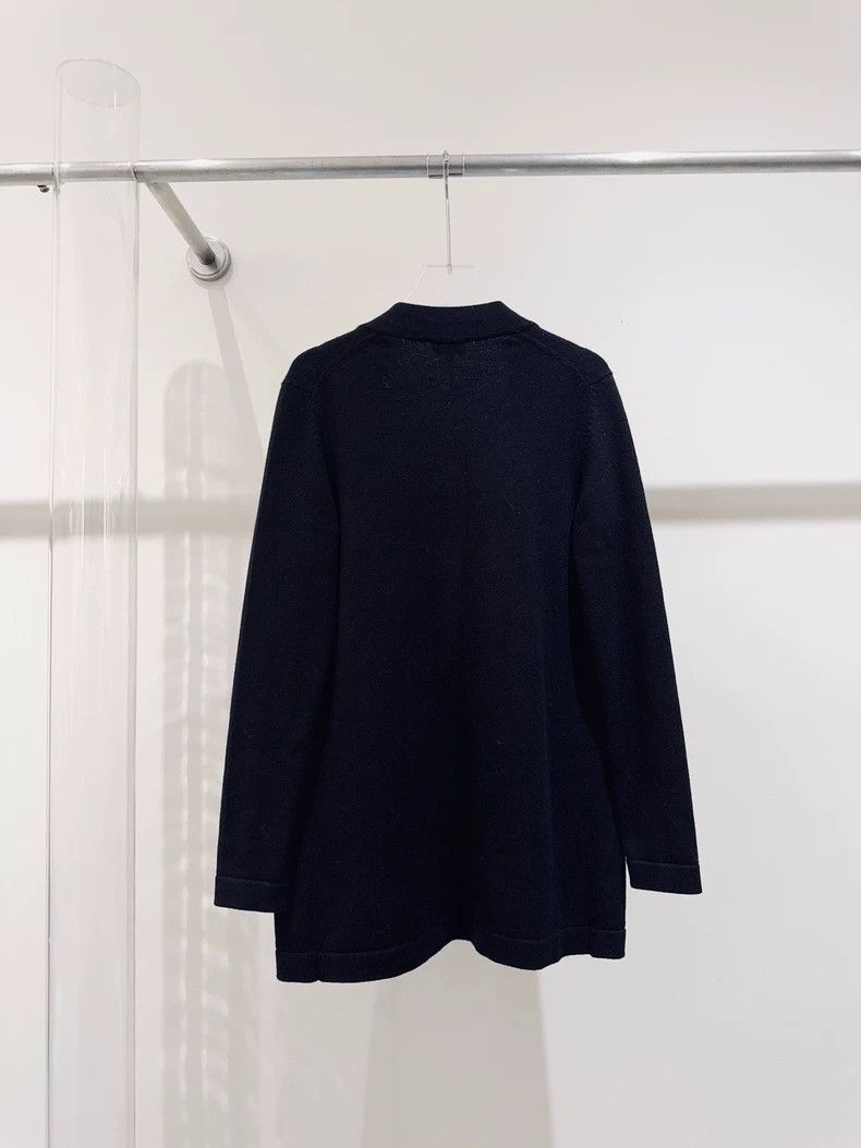 Chanel Black Cashmere Cardigan with Gold Buttons - dmc