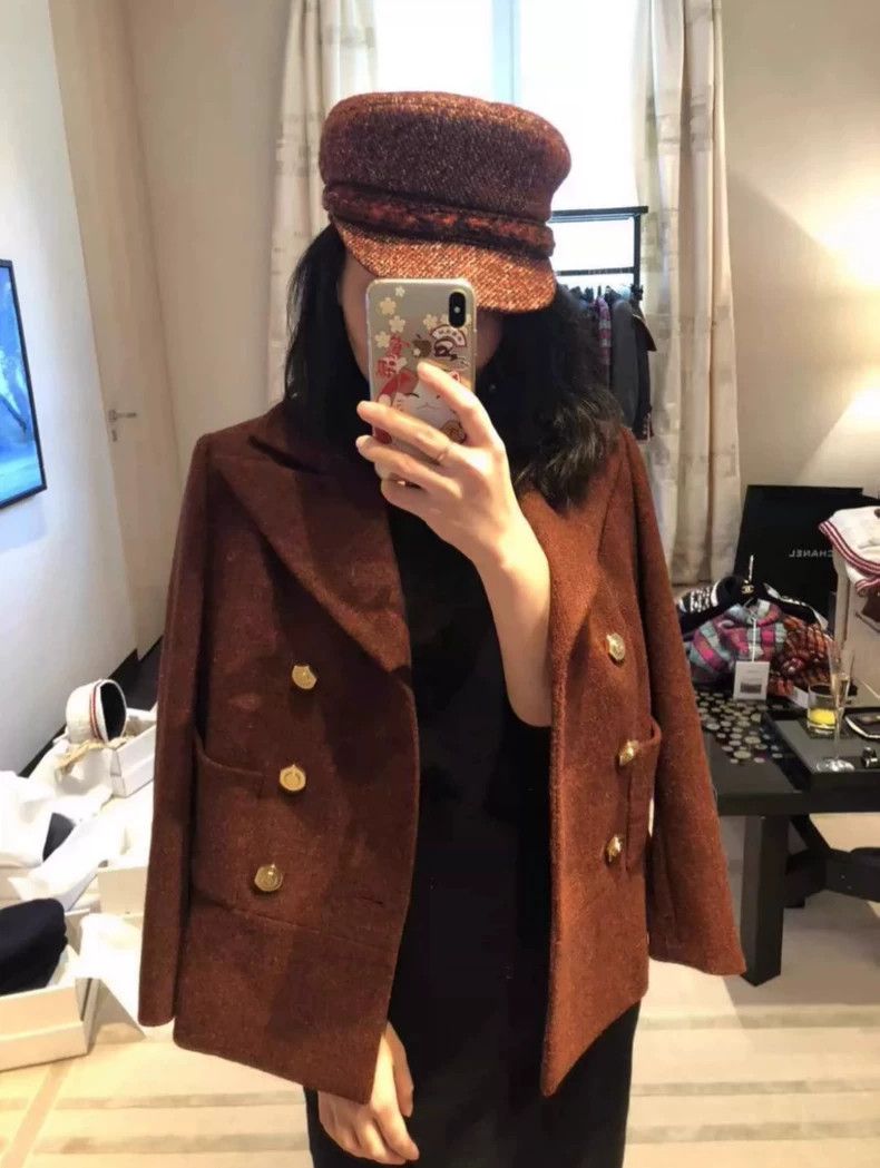 Chanel Chanel 18A Double-Breasted Jacket - dmc Size US S / EU 44-46 / 1 - 8 Thumbnail