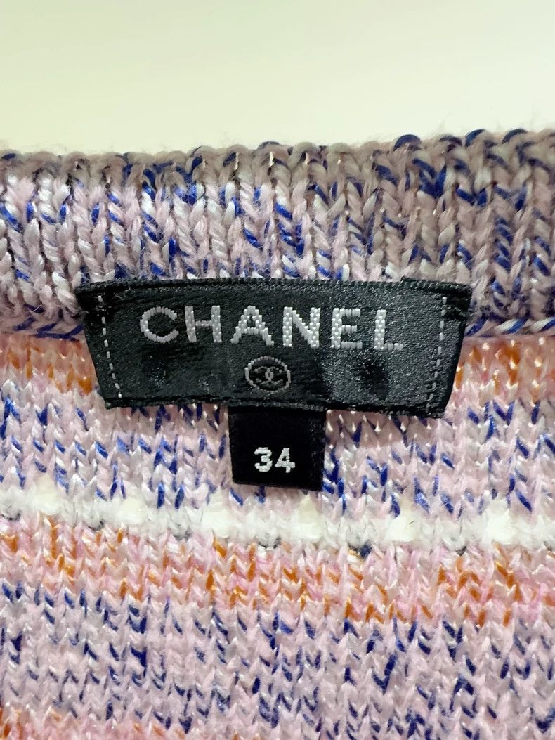 Chanel Chanel Dress with Colorful Pattern - dmc Size US 34 / EU 50 - 4 Thumbnail
