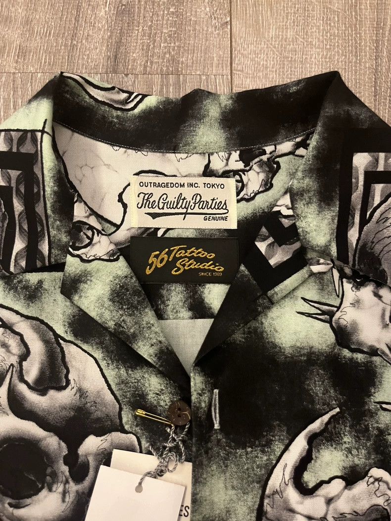 Wacko Maria WACKO MARIA Skull Pattern Short Sleeve Shirt - dmc Size US M / EU 48-50 / 2 - 3 Thumbnail