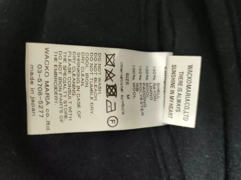 Wacko Maria Wacko Maria Classic Cashmere Jacket Black - dmc Size US M / EU 48-50 / 2 - 6 Thumbnail