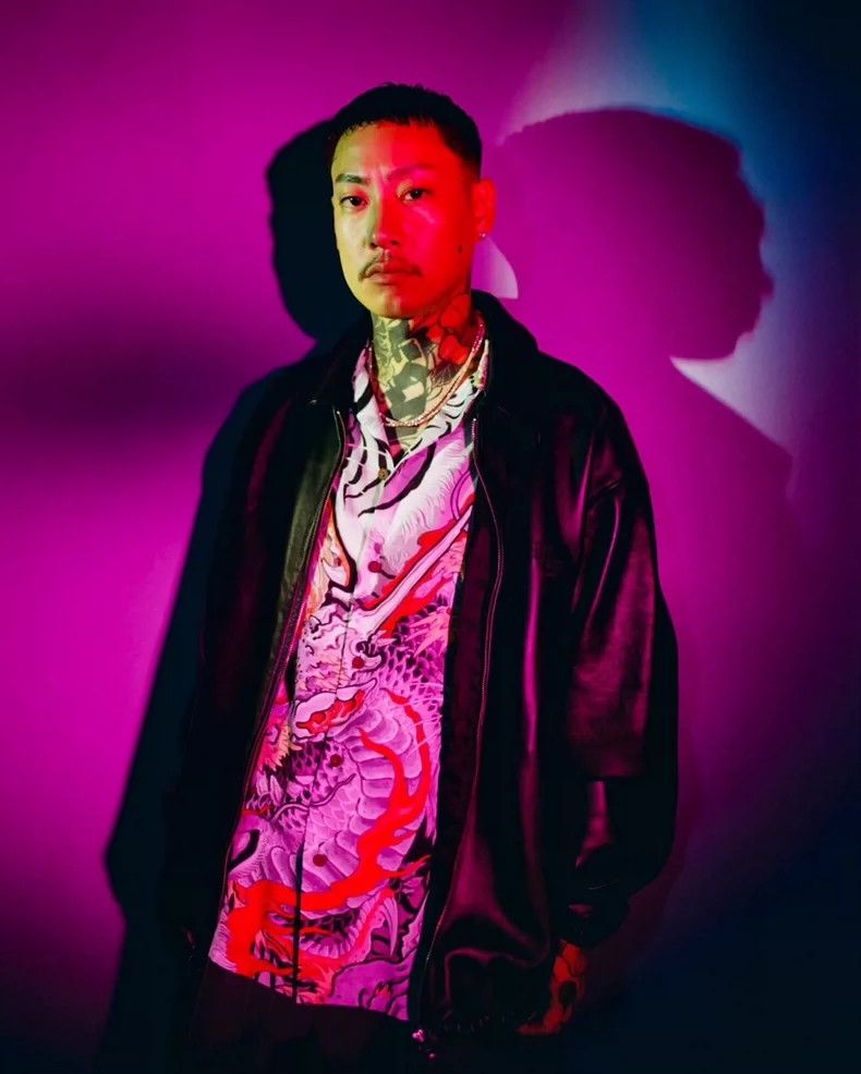 Wacko Maria Wacko Maria Long Sleeve Shirt With Dragon Print - dmc Size US M / EU 48-50 / 2 - 2 Thumbnail
