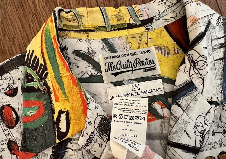 Wacko Maria WACKO MARIA x BASQUIAT Short Sleeve Shirt - dmc Size US M / EU 48-50 / 2 - 4 Thumbnail