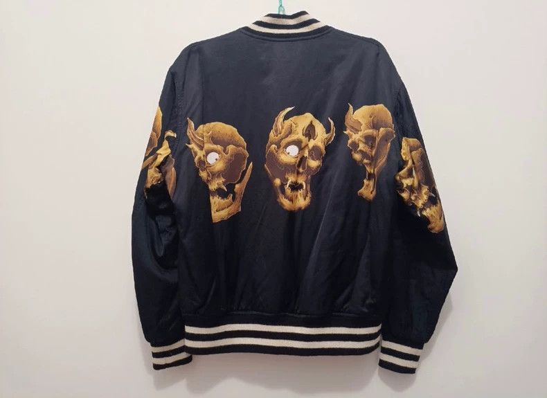 Wacko Maria Wacko Maria Skull Baseball Jacket - dmc Size US M / EU 48-50 / 2 - 2 Thumbnail