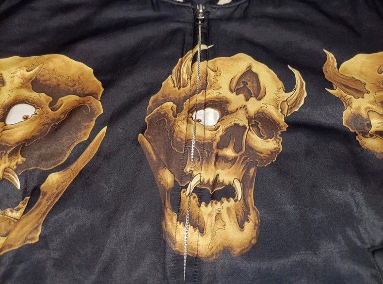 Wacko Maria Wacko Maria Skull Baseball Jacket - dmc Size US M / EU 48-50 / 2 - 4 Thumbnail