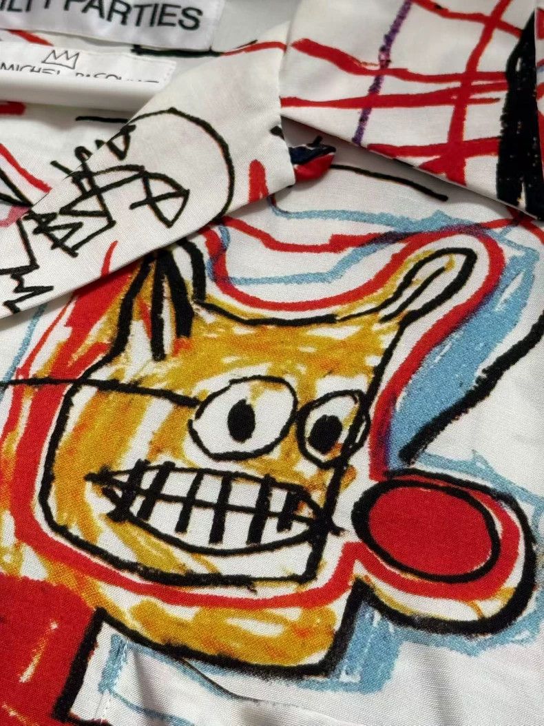 Wacko Maria WACKO MARIA Basquiat Graffiti Short Sleeve Shirt - dmc Size US L / EU 52-54 / 3 - 2 Thumbnail
