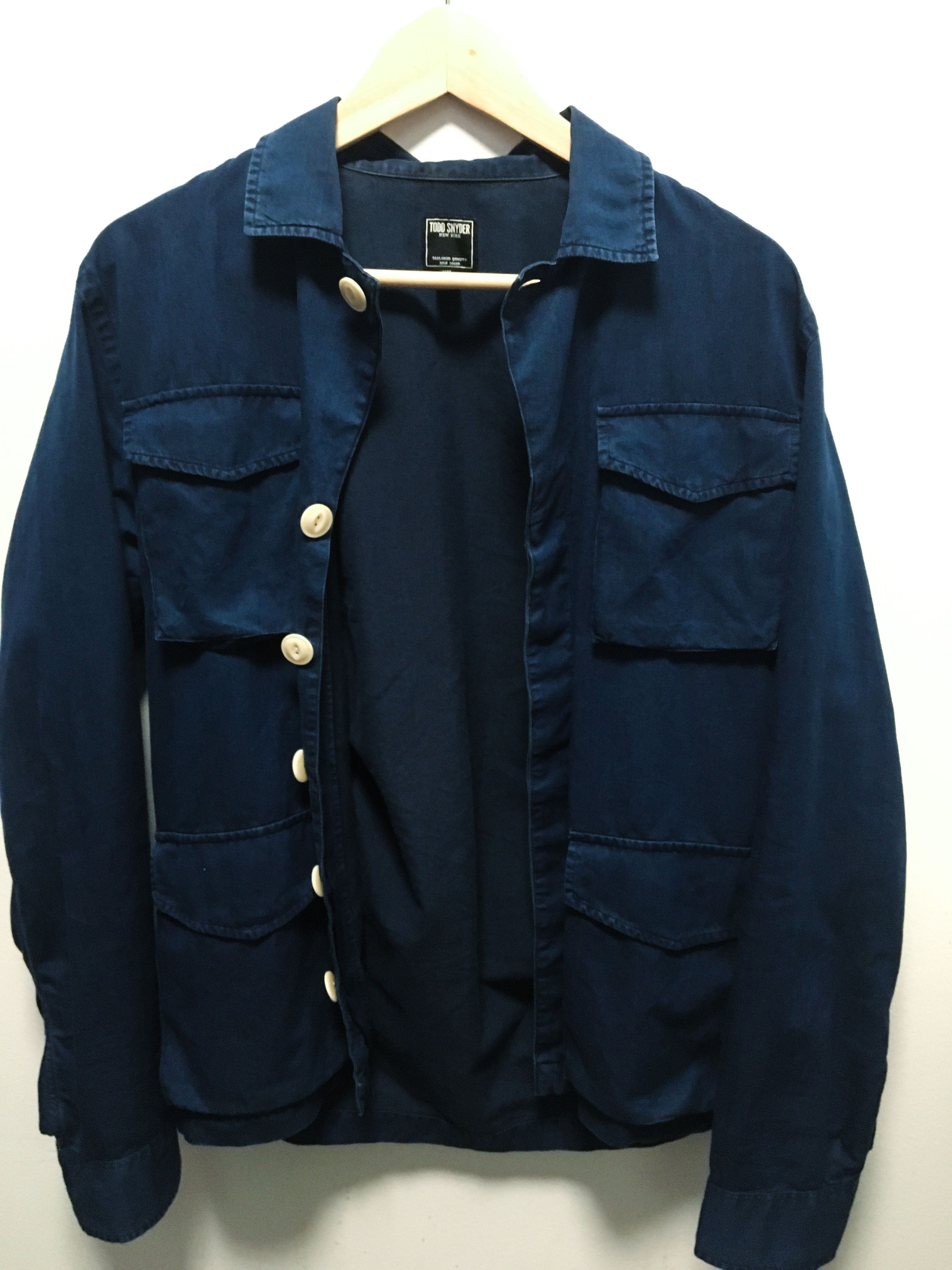 Todd Snyder Indigo Chore Jacket | Grailed