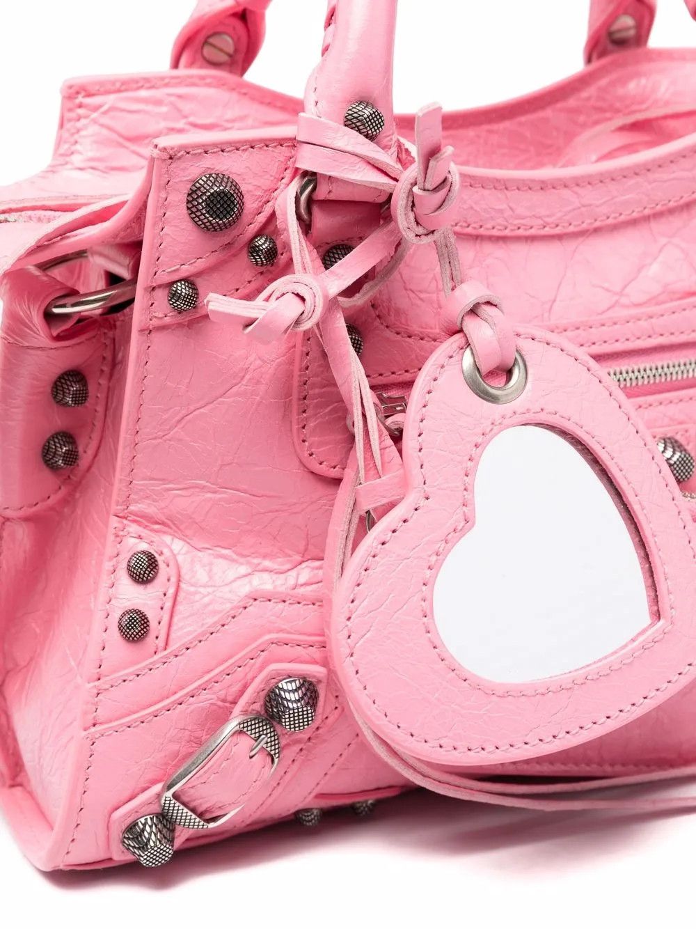 Balenciaga Neo Cagole XS top-handle bag in pink Size ONE SIZE - 2 Thumbnail