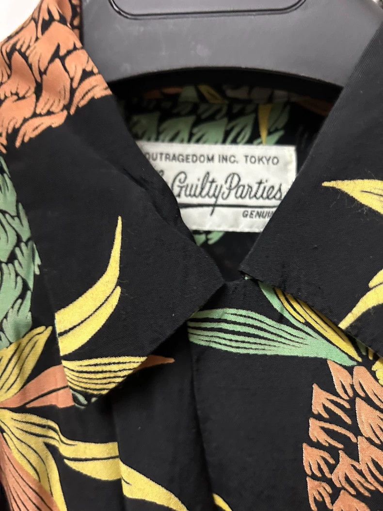 Japanese Brand Black Pineapple Print Vacation Style Shirt - dmc Size US S / EU 44-46 / 1 - 2 Thumbnail