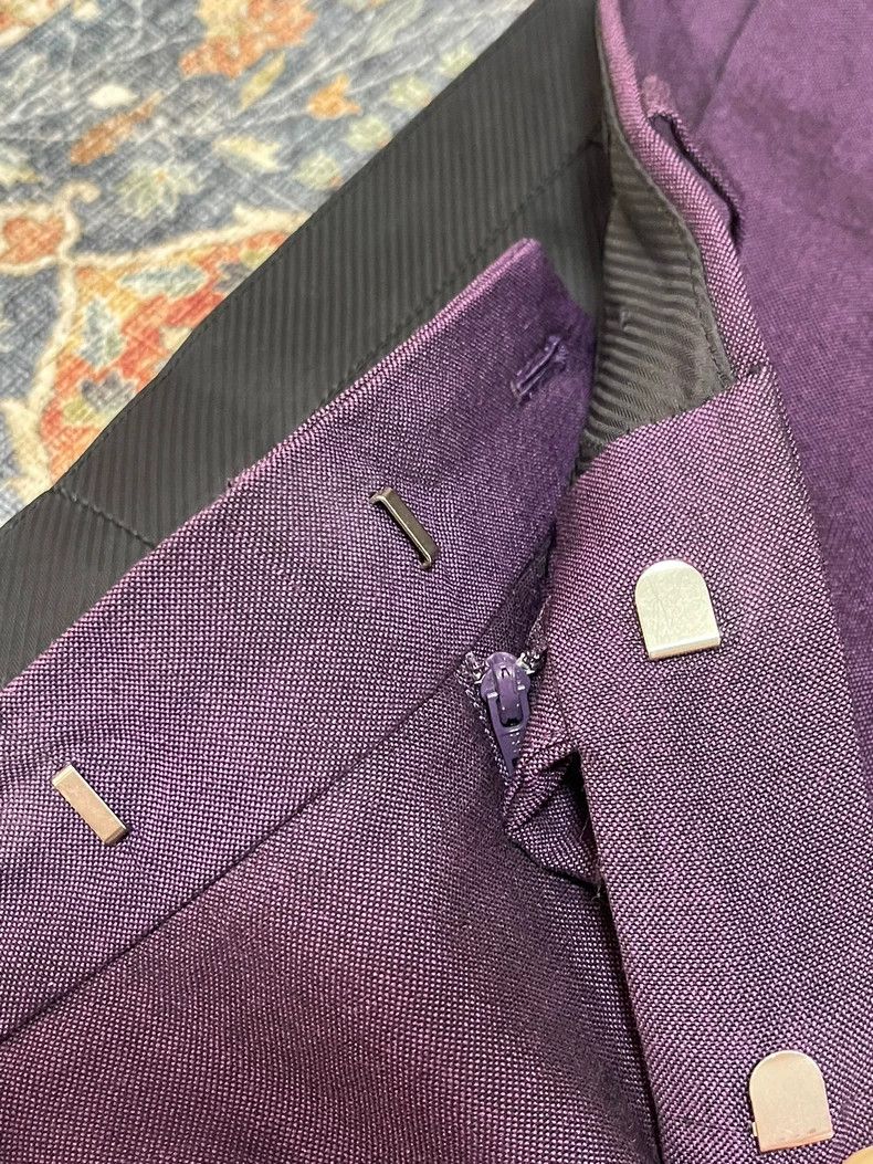 Wacko Maria Wacko Maria Purple Wool Pants for Sale - dmc Size US 34 / EU 50 - 4 Thumbnail
