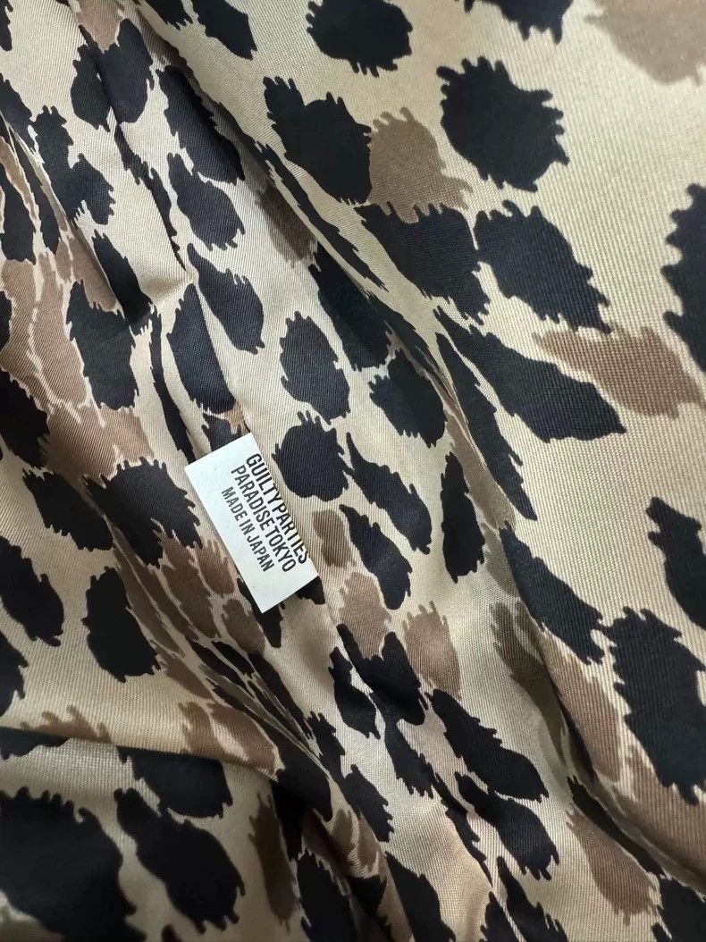 Wacko Maria WACKO MARIA Black Leather Jacket with Leopard Lining - dmc Size US S / EU 44-46 / 1 - 5 Thumbnail