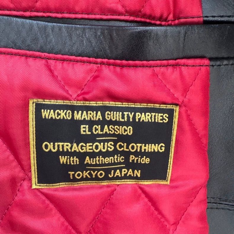 Wtaps WACKO MARIA Leather Jacket with Fur Collar - dmc Size US S / EU 44-46 / 1 - 8 Thumbnail
