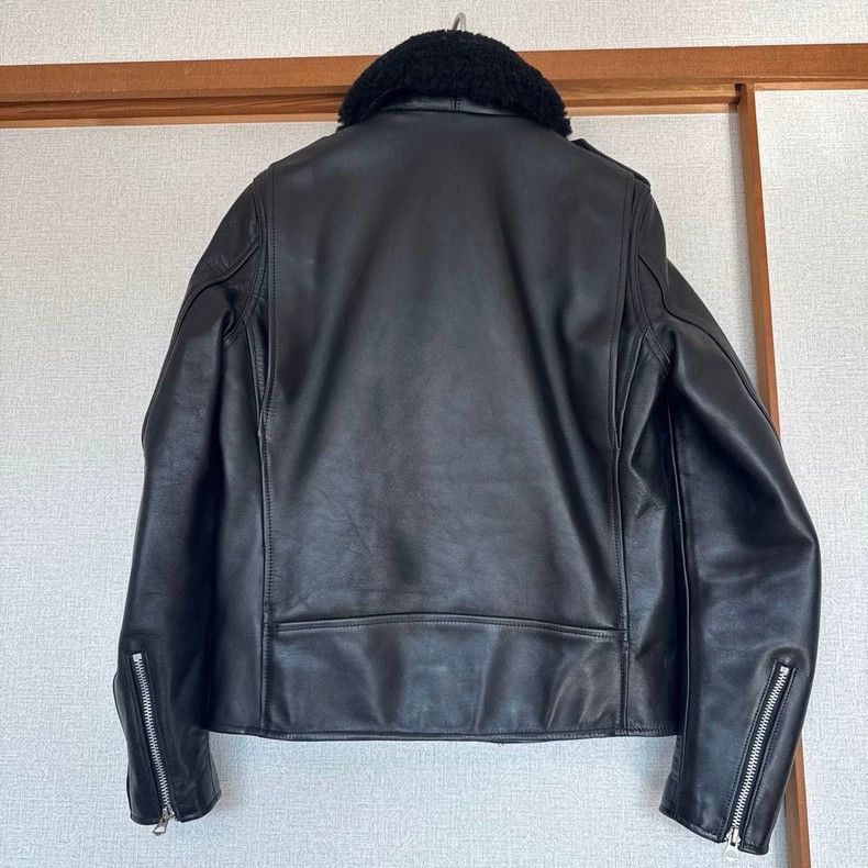 Wtaps WACKO MARIA Leather Jacket with Fur Collar - dmc Size US S / EU 44-46 / 1 - 2 Thumbnail