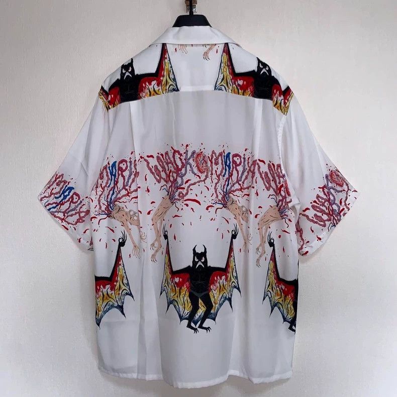 Wacko Maria WACKO MARIA NECKFACE SHIRT Size M - dmc Size US M / EU 48-50 / 2 - 2 Thumbnail