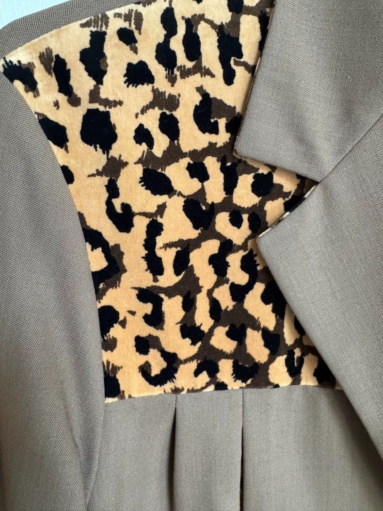 Wacko Maria Wacko Maria Wool Jacket with Leopard Print Details - dmc Size US M / EU 48-50 / 2 - 3 Thumbnail