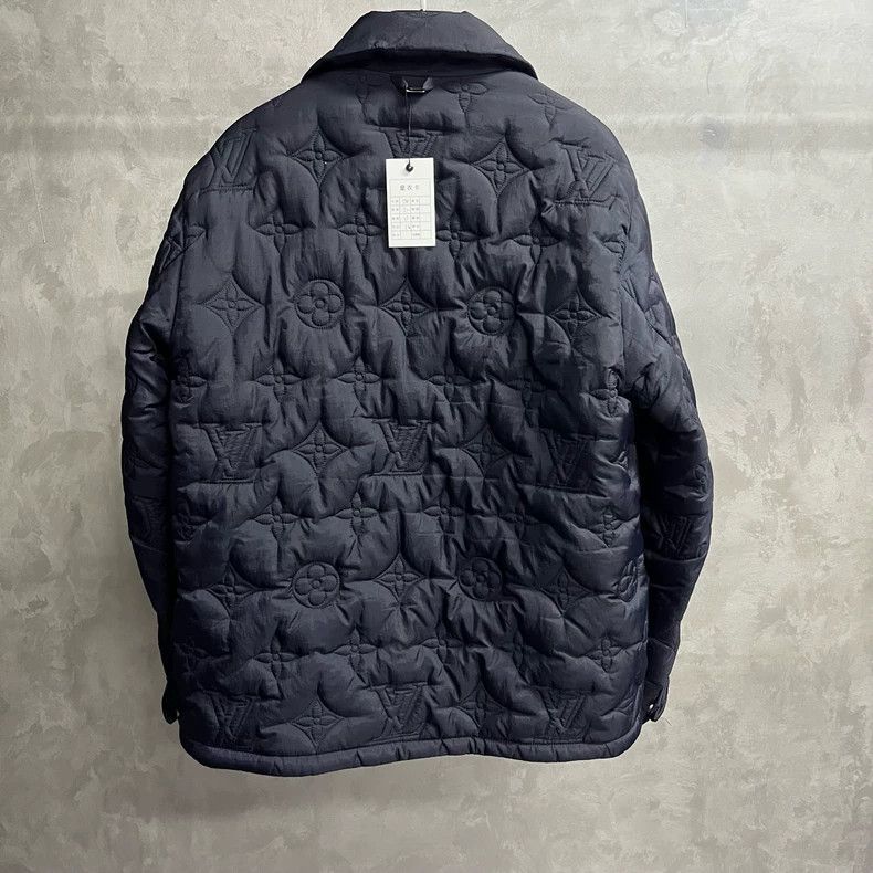 Louis Vuitton Louis Vuitton Blue Casual Quilted Jacket - dmc Size US XXL / EU 58 / 5 - 6 Thumbnail