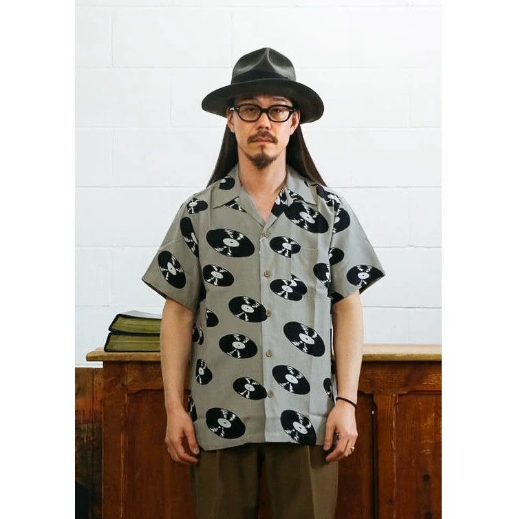 Wacko Maria Vinyl Record Hawaiian Shirt - dmc