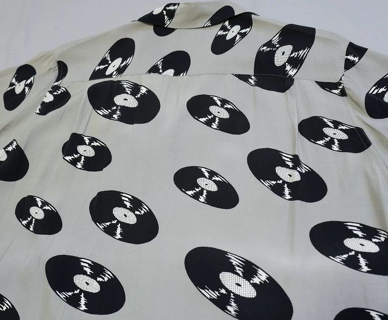Wacko Maria Vinyl Record Hawaiian Shirt - dmc