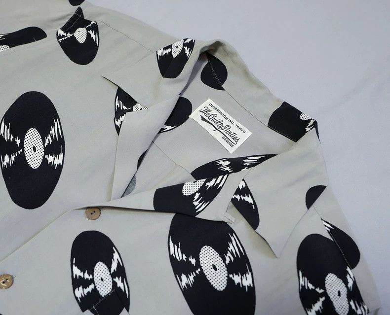 Wacko Maria Vinyl Record Hawaiian Shirt - dmc