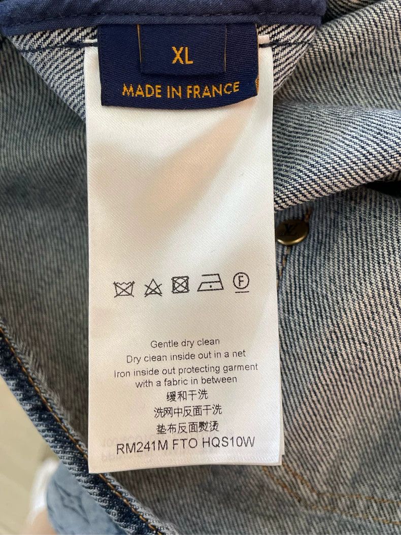 Louis Vuitton Louis Vuitton Blue Denim Short Sleeve Shirt - dmc Size US XL / EU 56 / 4 - 5 Thumbnail