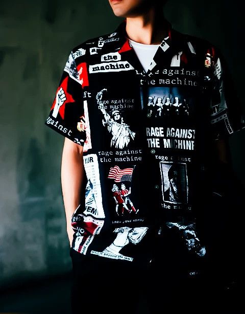 Wacko Maria Wacko Maria Rage Against The Machine Shirt - dmc Size US L / EU 52-54 / 3 - 8 Thumbnail